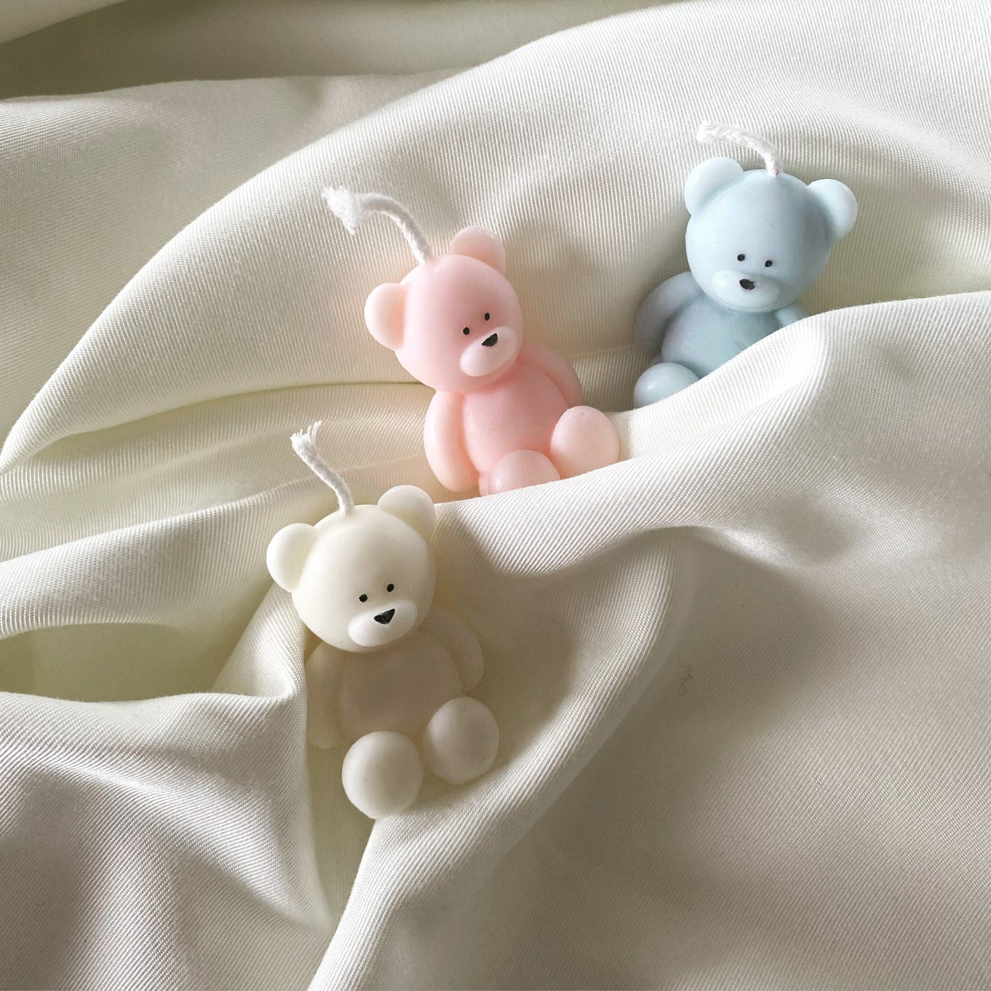 Mini beertjes kaarsen