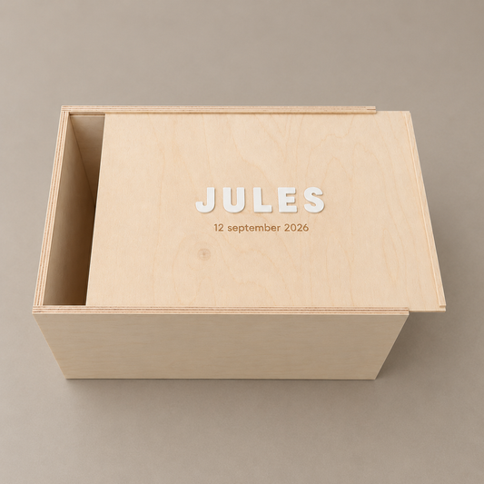 Houten memorybox